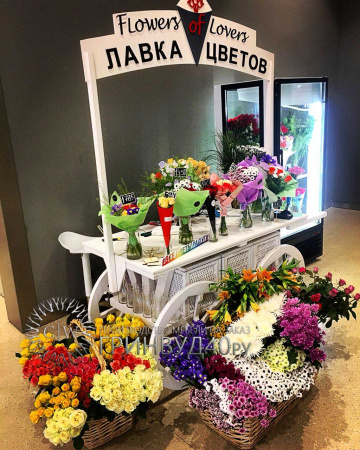 Торговый прилавок "Телега"